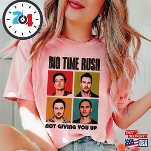 Big Time Rush Not Giving You Up Shirt Graphic Tour  Album T-Shirt
